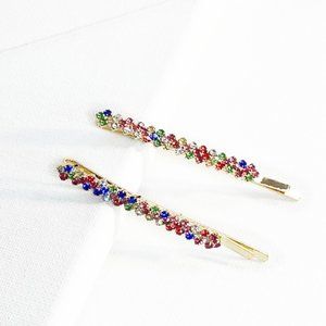 2 pc Set Stone Hair Pin